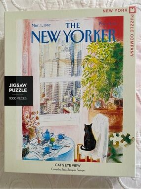The New Yorker Cat’s Eye View Puzzle Complete 1000 Piece